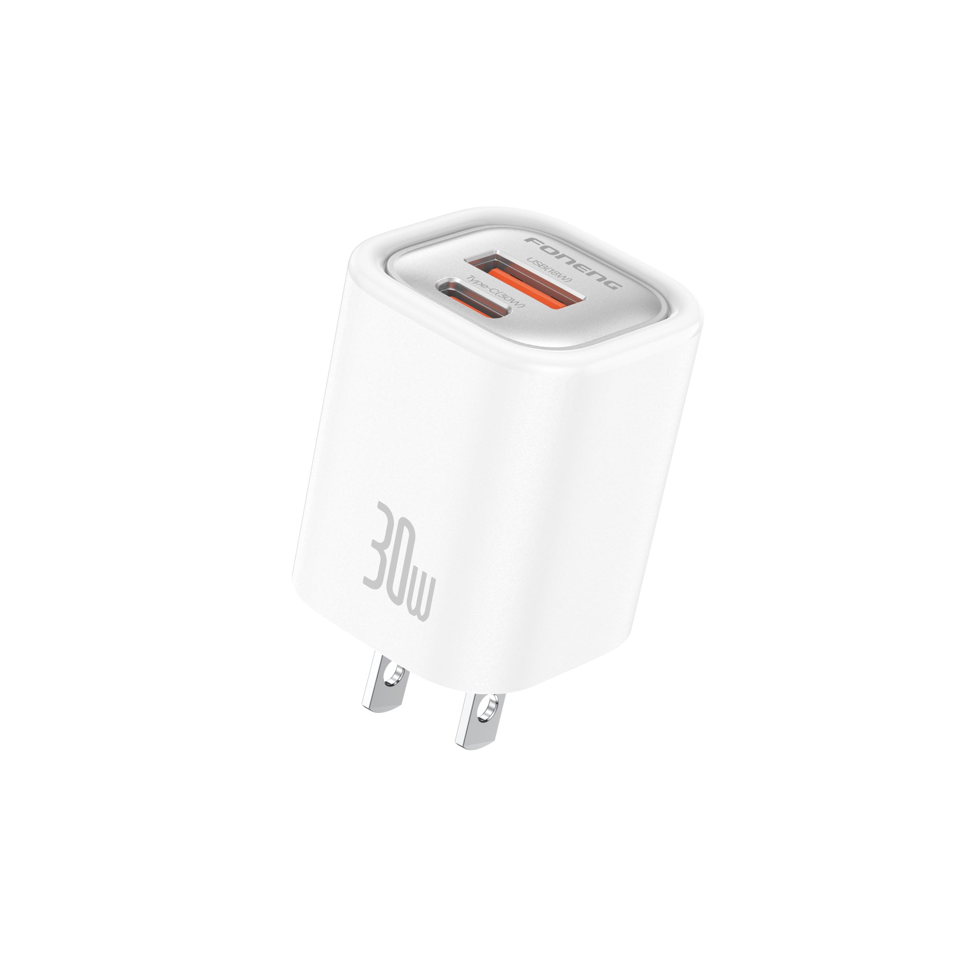 Foneng US18 A+C 2-Port GaN Charger PD (30W) With C To C Cable
