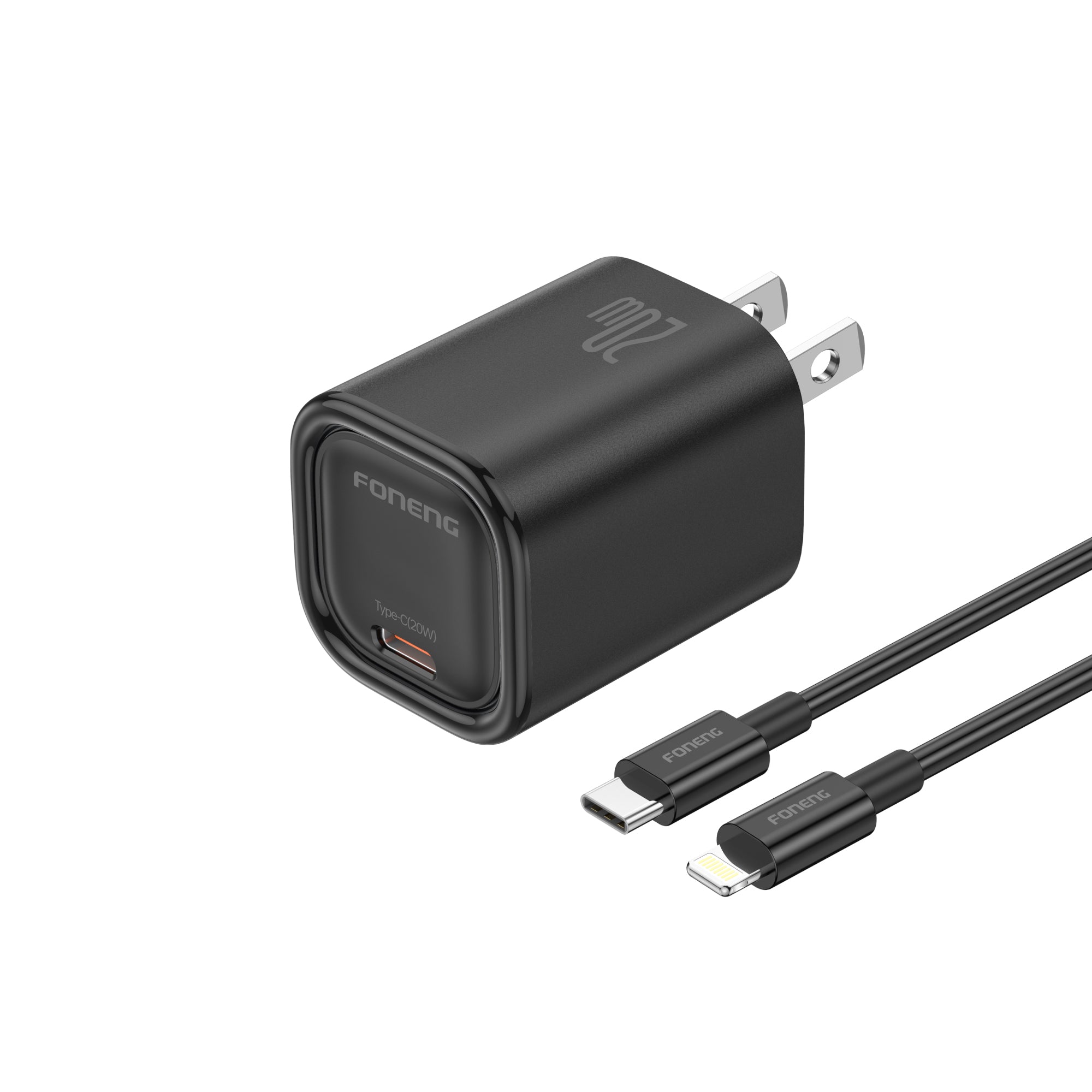 Foneng US16 USB-C Charger PD 20W with Cable
