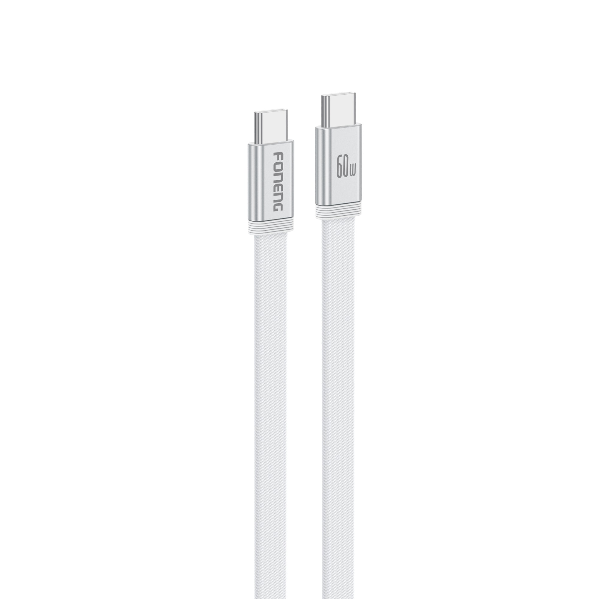 FONENG X-121 Type-C to Type-C 60W Fast Charging Data Cable
