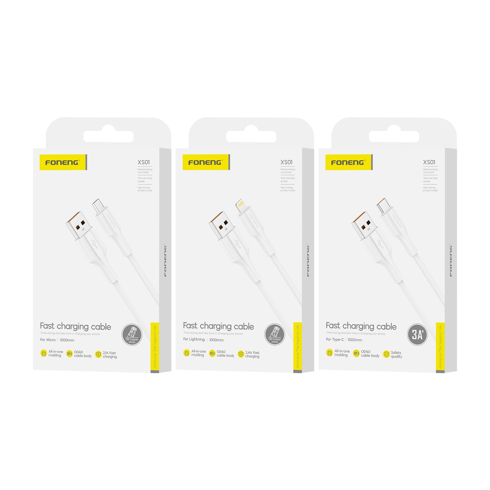 Foneng XS01 Fast Charging Data Cable