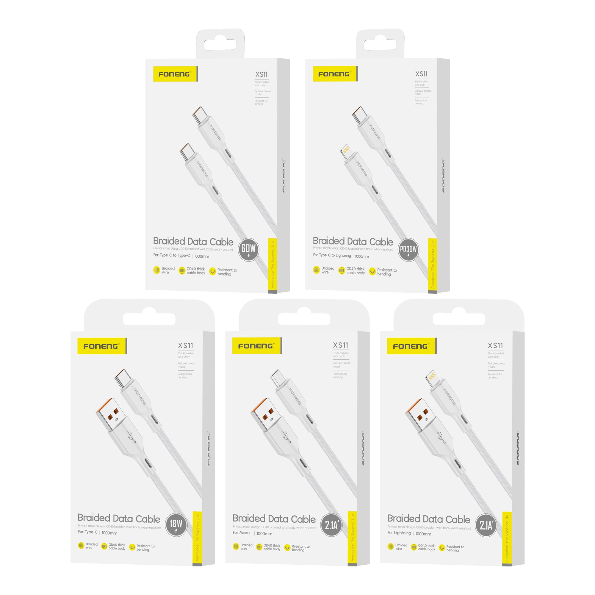 Foneng XS11 Fast Charging Cable